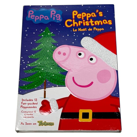Peppa Pig Peppa's Christmas 12 Episodes English & French DVD New Sealed - Picture 1 of 4